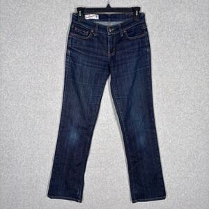 Red Engine Low Rise Jeans 26 Dark Wash Straight Leg  Vintage Denim Faded USA